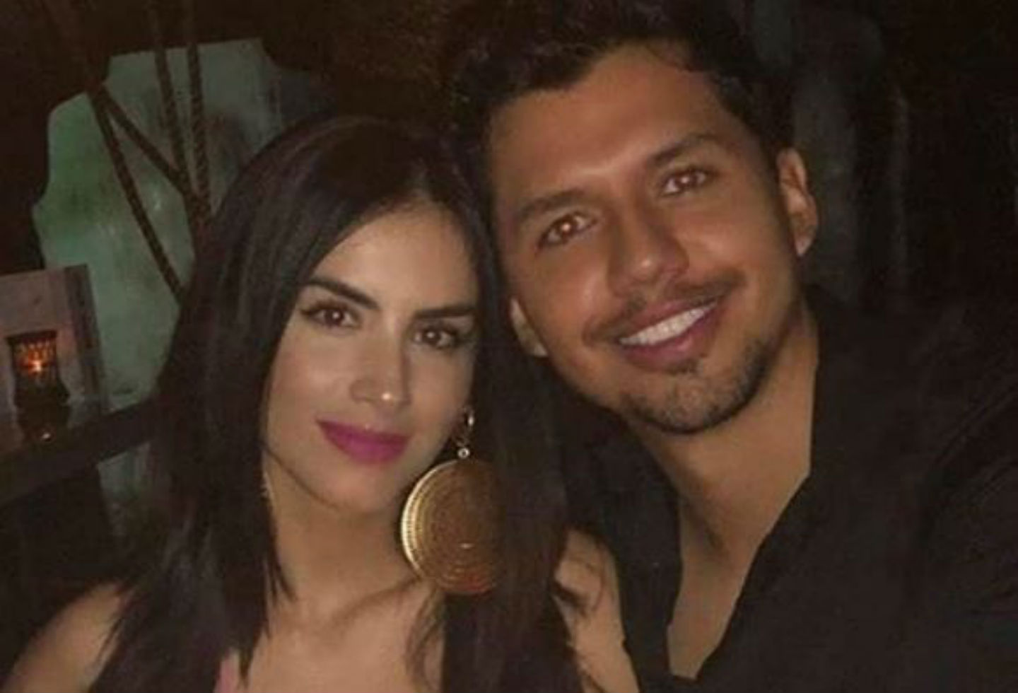 Jessica Cediel y su novio