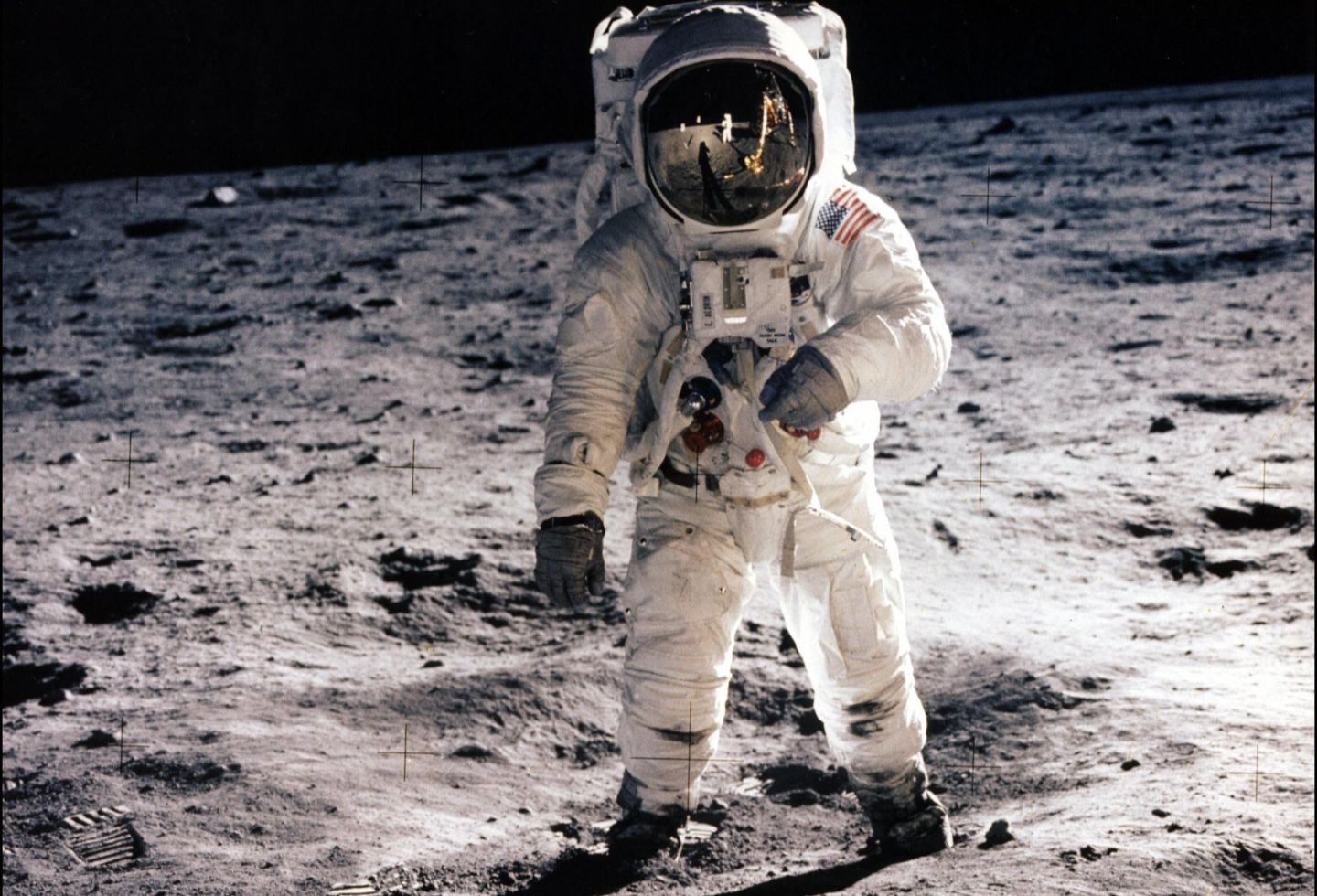 Buzz Aldrin, llegada del hombre a la Luna