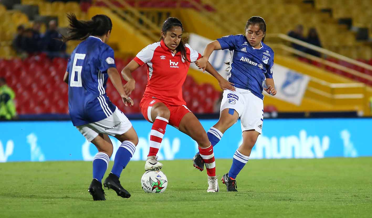 Santa Fe Derrotó A Millonarios En La Liga Águila Femenina Rcn Radio 8503