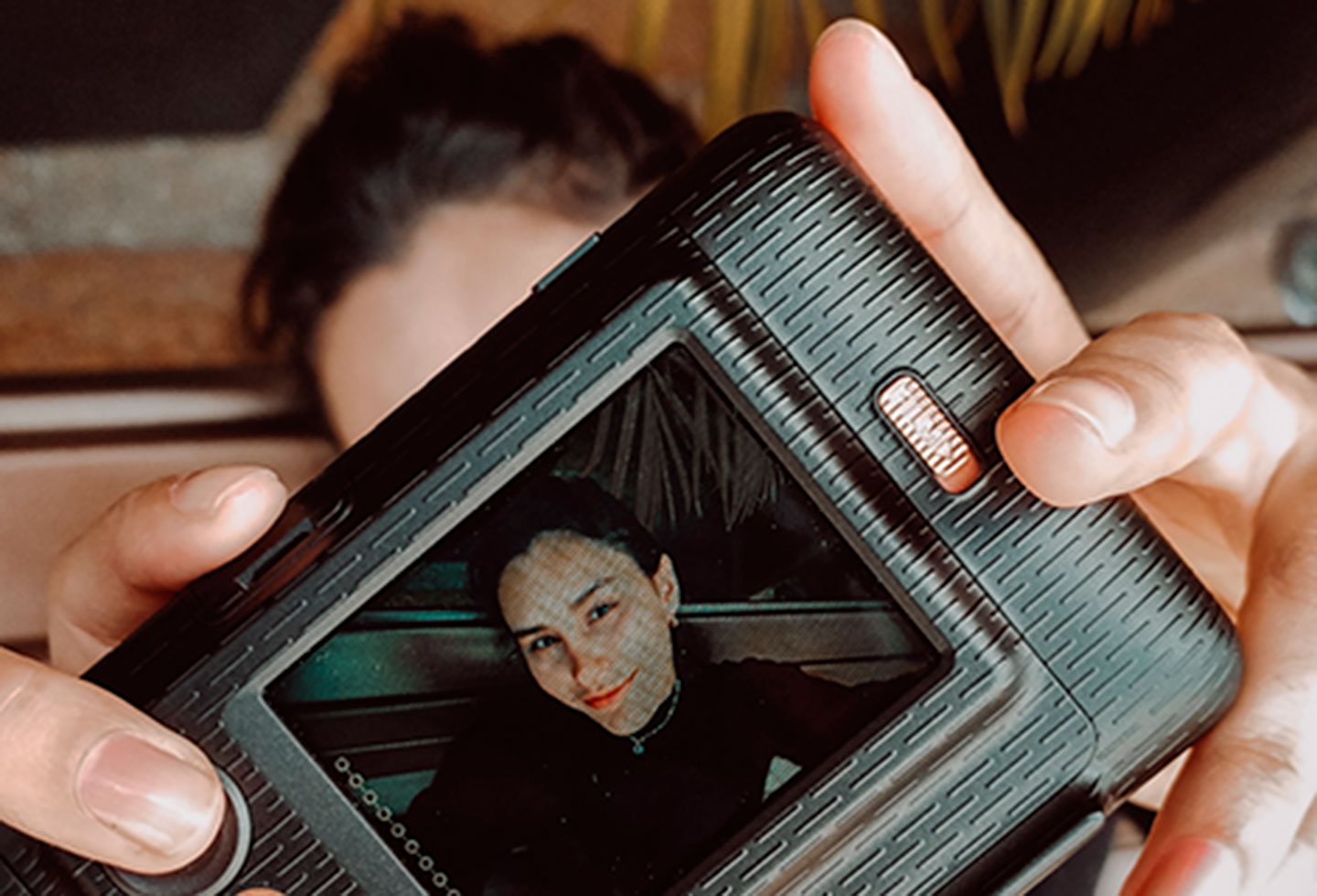 Selfie cámara instax mini LiPlay