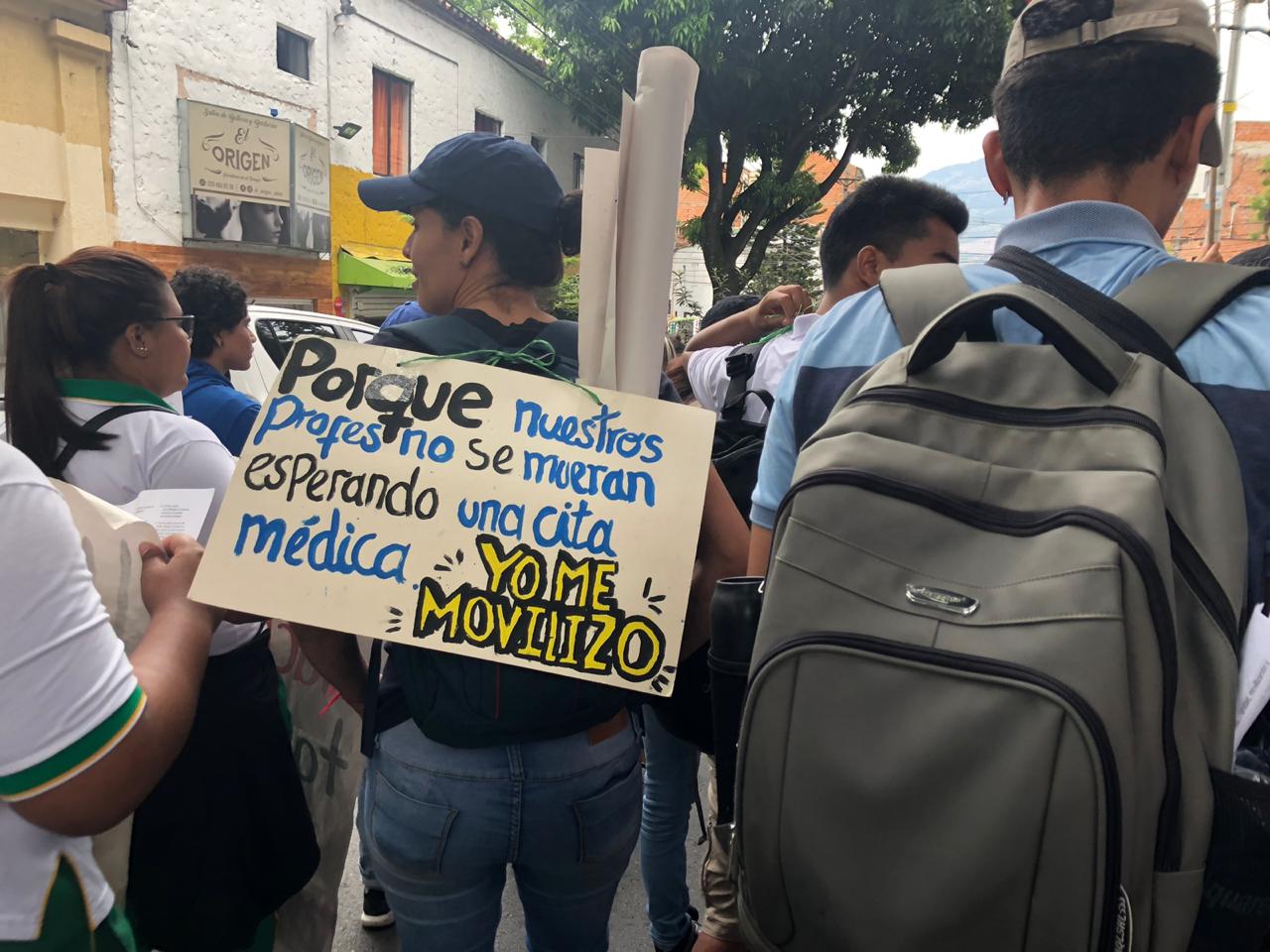 Marchas de Fecode en Medellín.