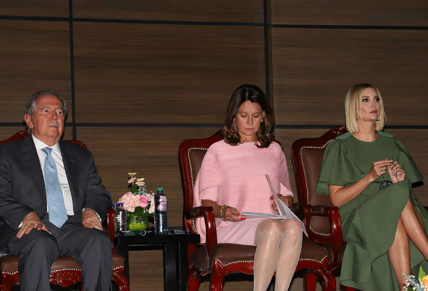 Ivanka Trump en la Escuela de Cadetes General Santander