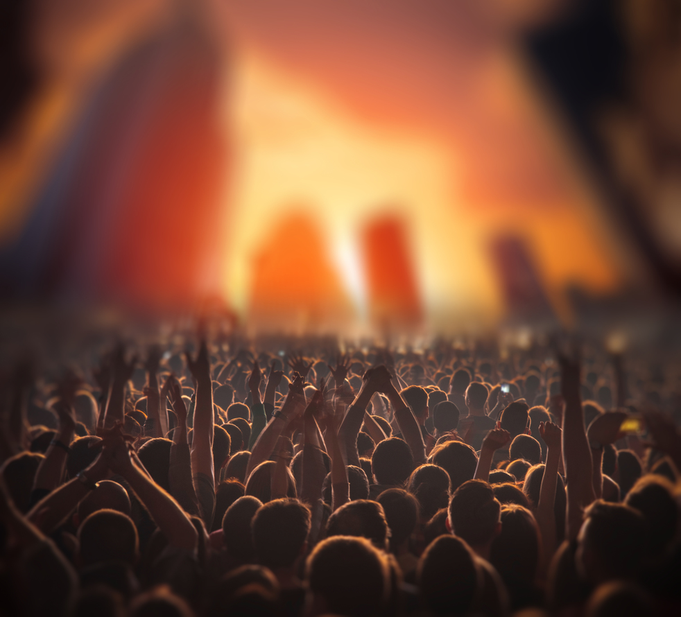 Personas en concierto - Eventos musicales