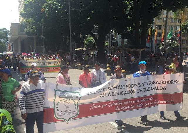 Protestas en Pereira.