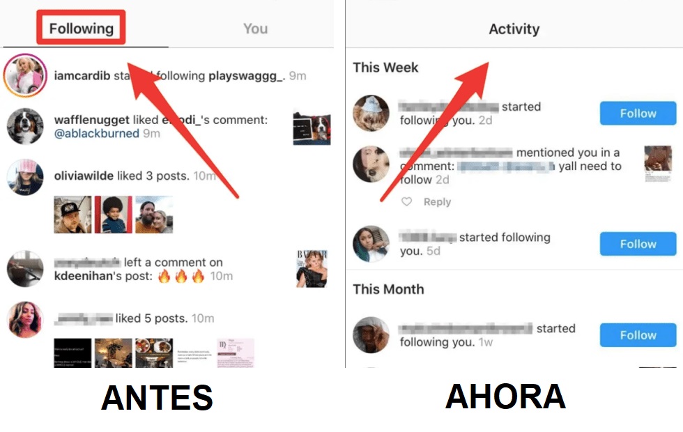 Actividad Instagram