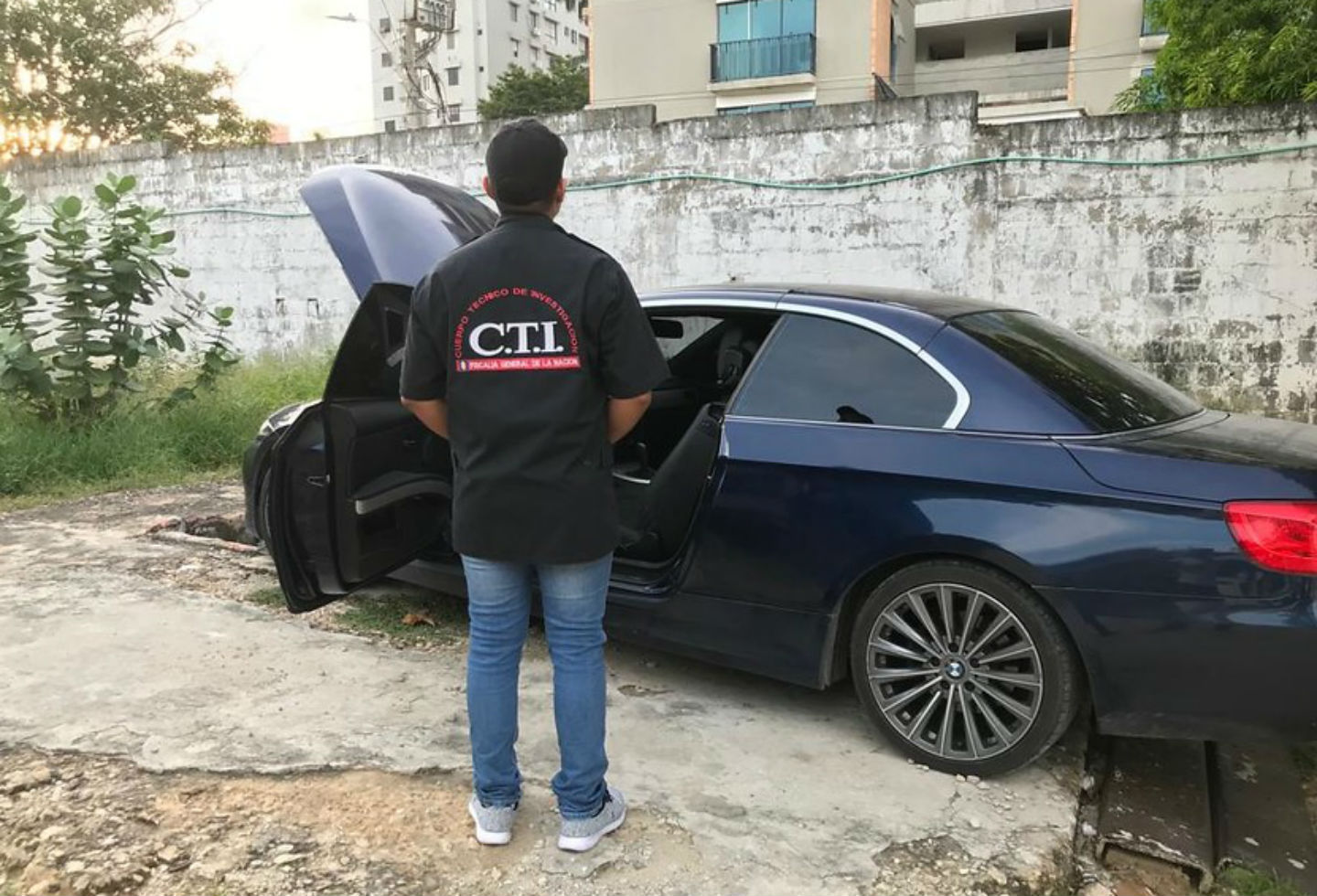 Carro BMW de Aida Merlano