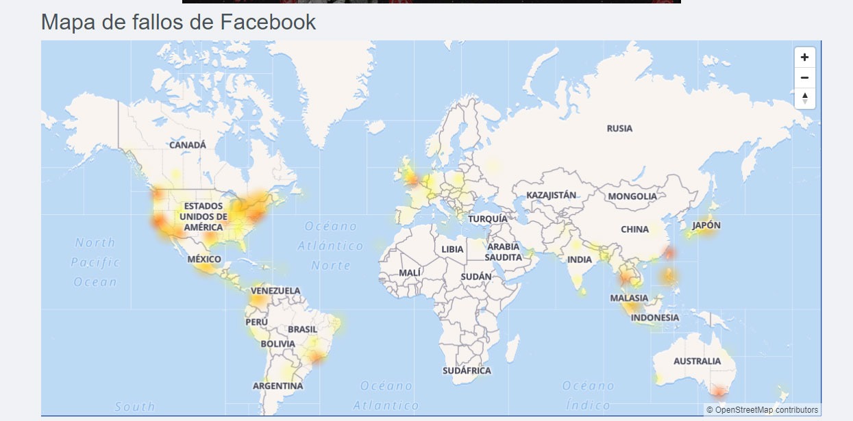 Caída mundial de Facebook (28-11-19) Caída mundial de Facebook (28-11-19)