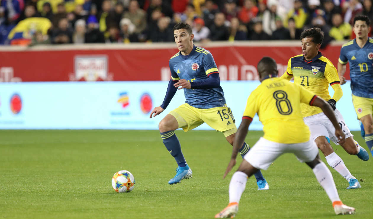 Mateus Uribe, la figura del triunfo de Colombia ante Ecuador.