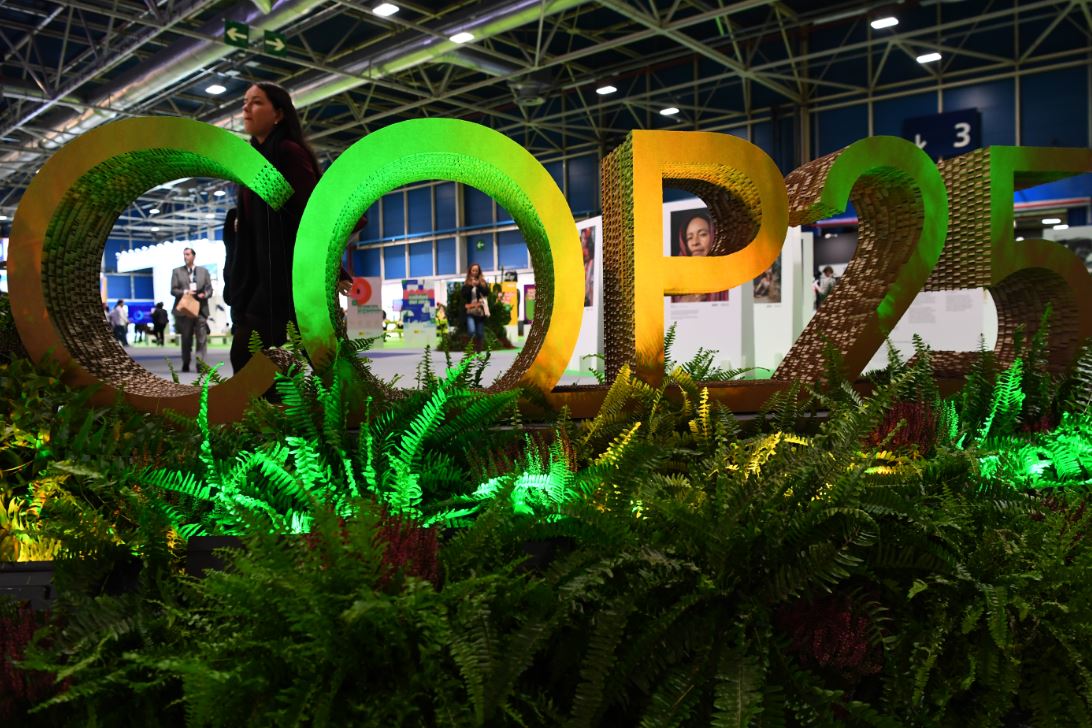 Conferencia sobre el Cambio Climático de la ONU COP25, que se desarrolla en Madrid.