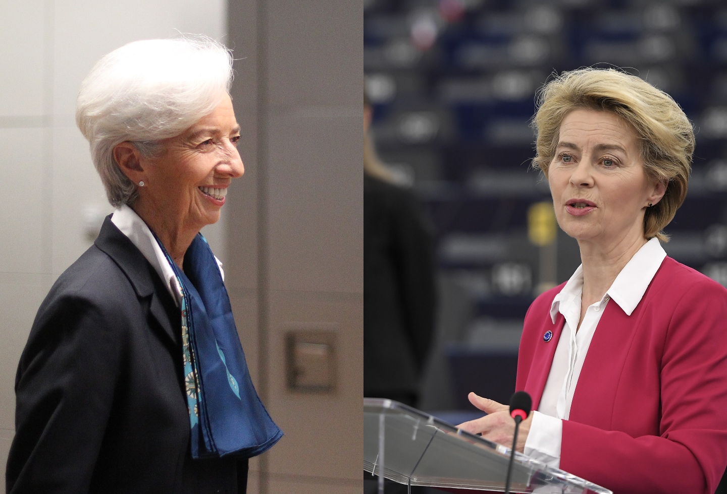 Christine Lagarde y Ursula Von Der Leyen