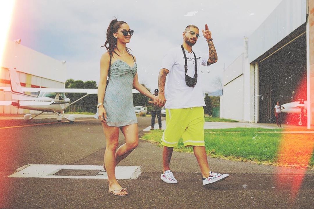 Maluma y Natalia Barulich