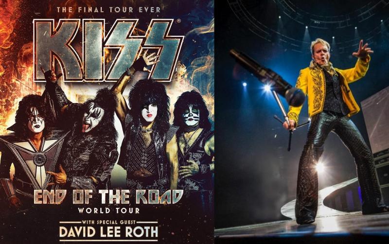 KISS confirmó que David Lee Roth como invitado especial en su gira en Estados Unidos