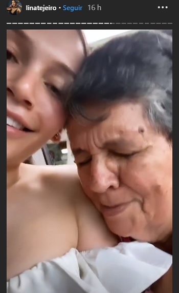 Lina Tejeiro y su abuela
