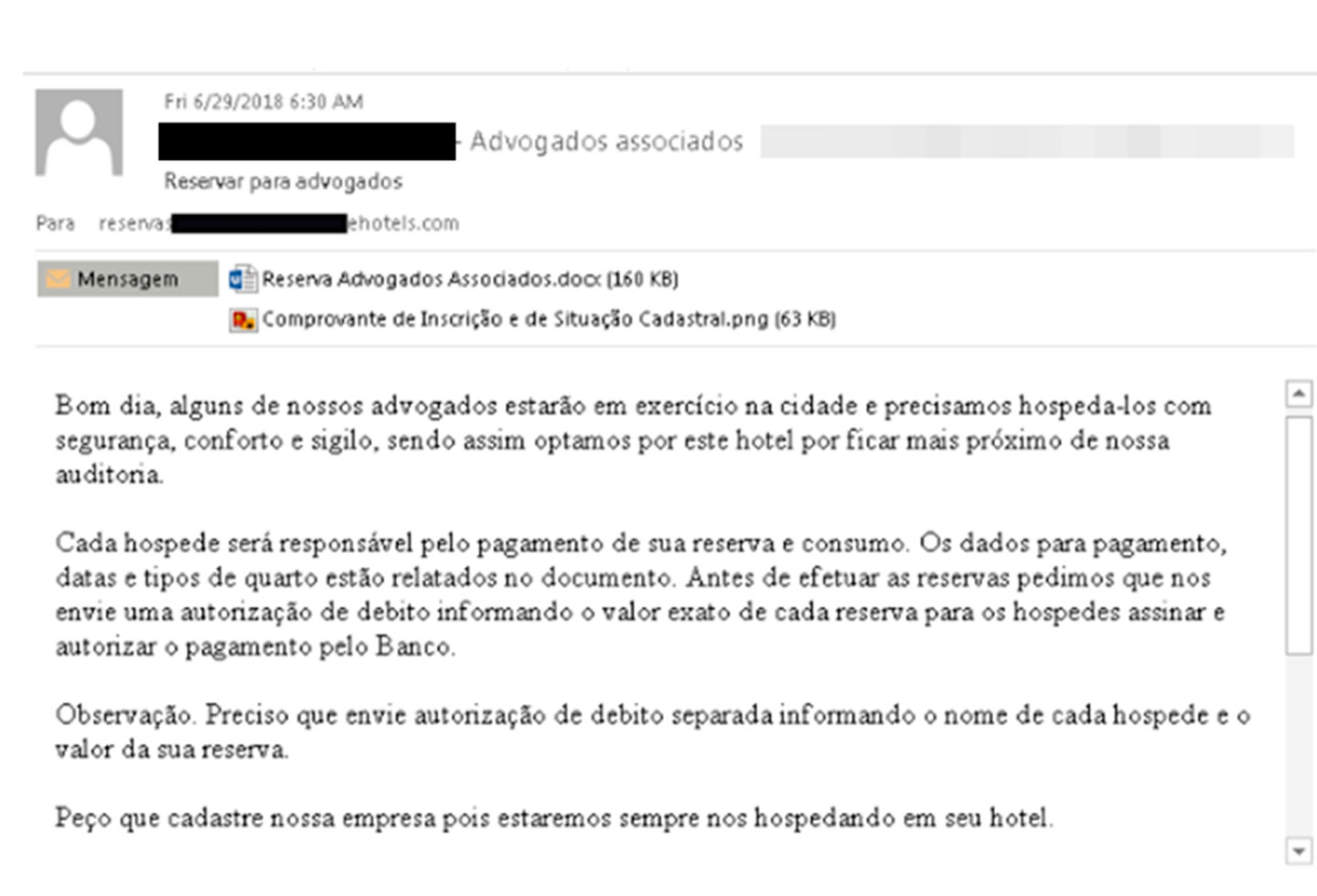 Mail con virus