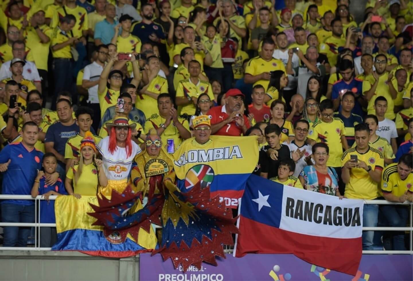 Resultado de imagen para COLOMBIA PREOLIMPICO chile"