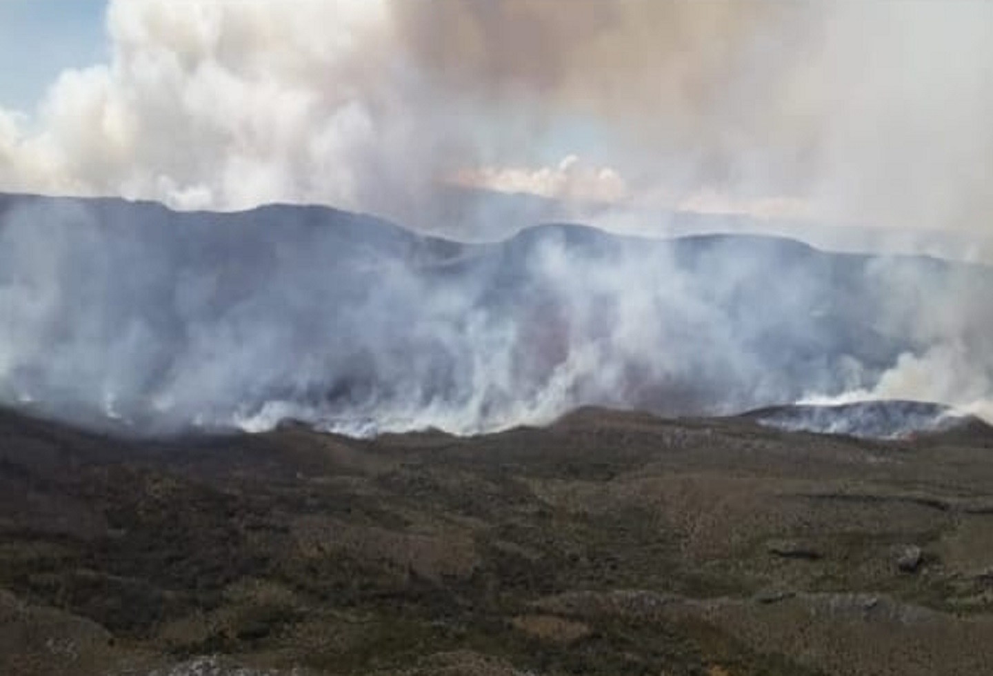 Incendio en Sumapaz Incendio en Sumapaz