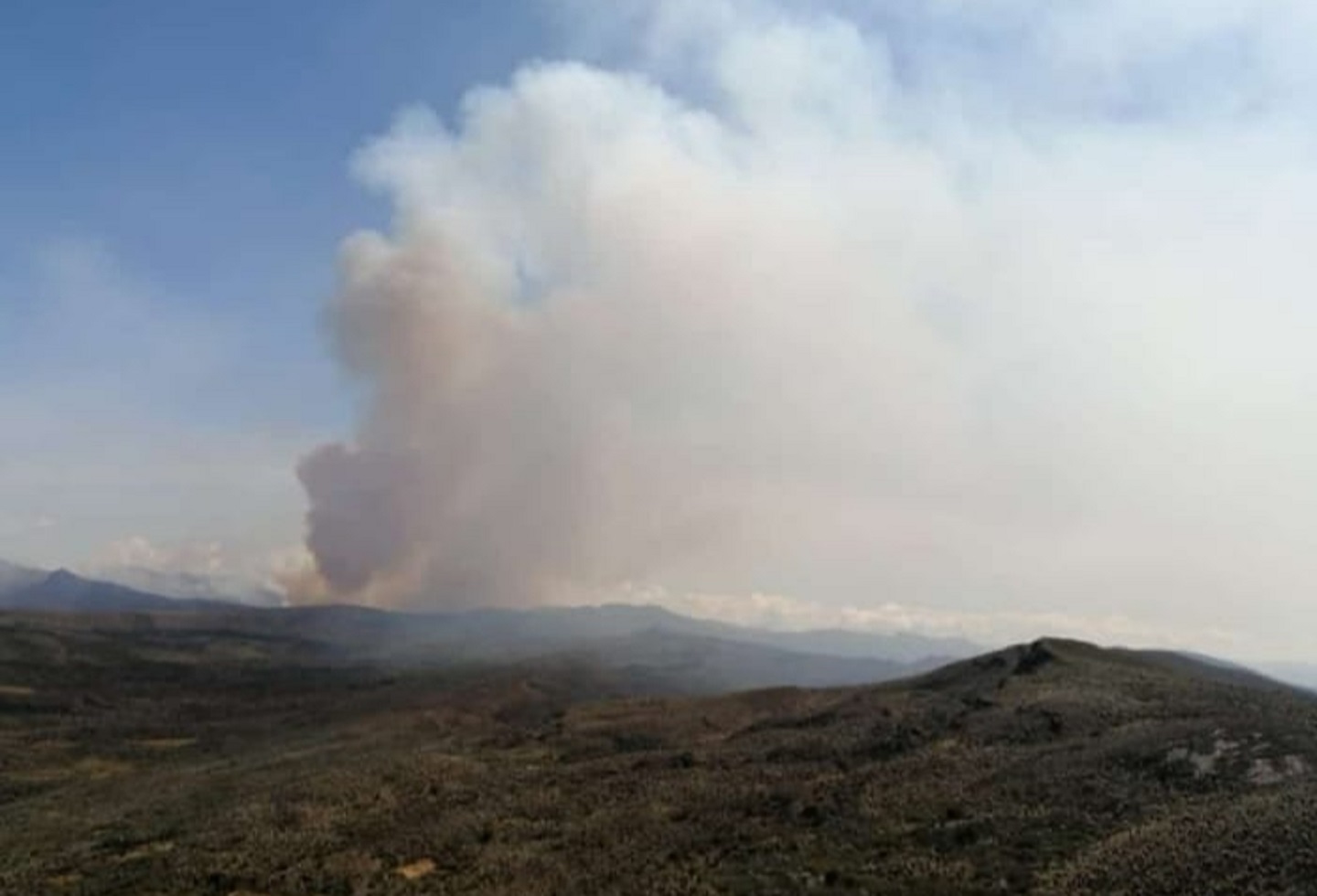Incendio en Sumapaz Incendio en Sumapaz