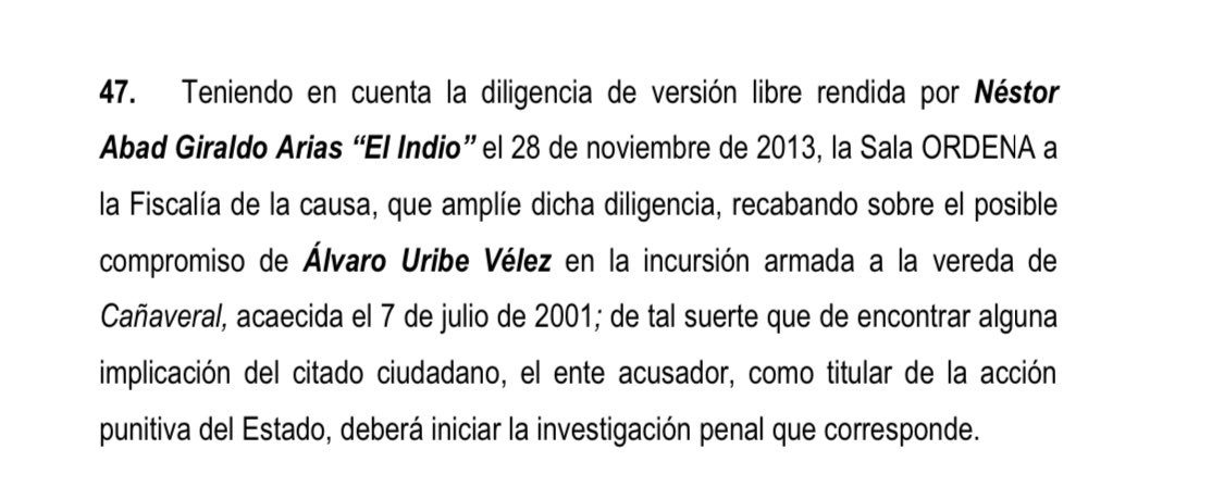 FALLO URIBE