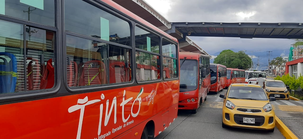 Manifestaciones de transportadores en Armenia.