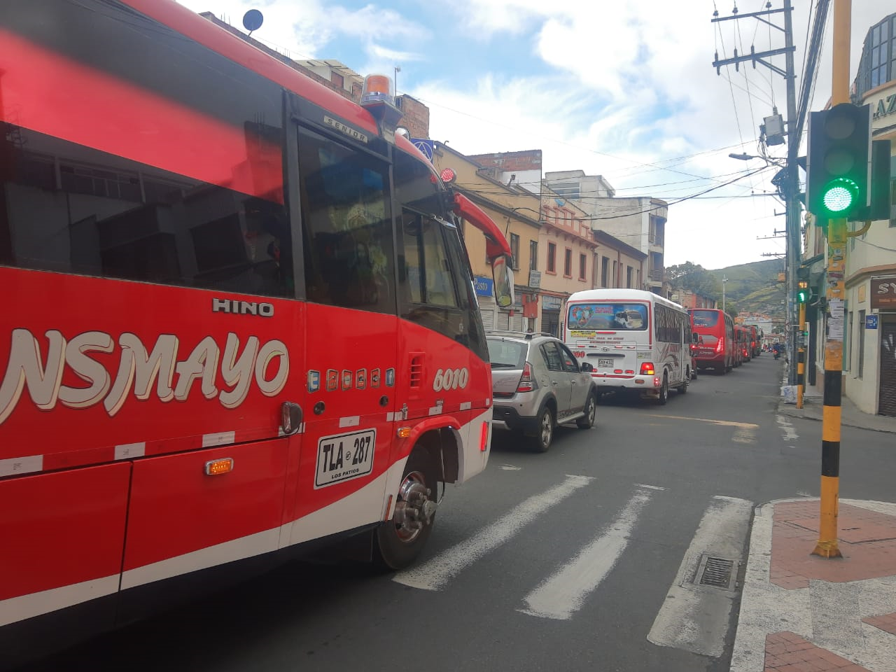 Manifestaciones de conductores en Pasto.