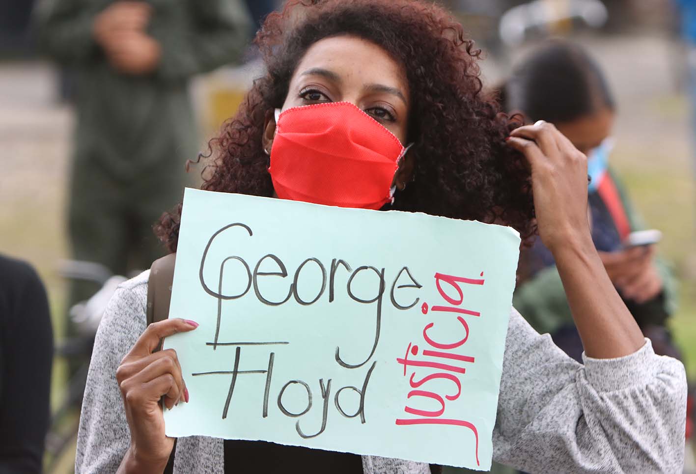 Protestas frente a embajada de Estados Unidos / Muerte de George Floyd por racismo