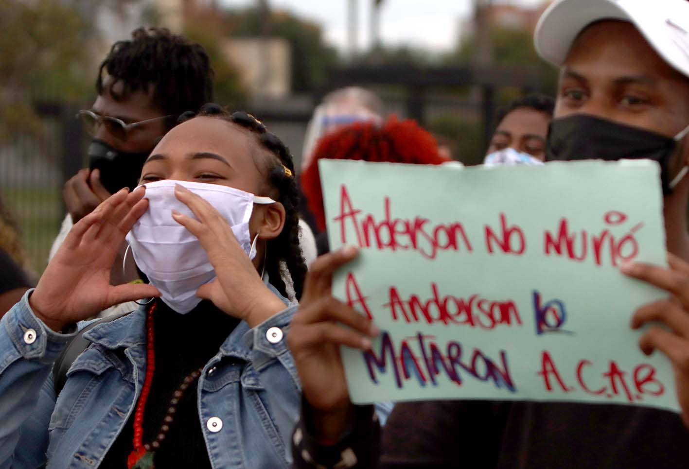 Protestas frente a embajada de Estados Unidos / Muerte de George Floyd por racismo
