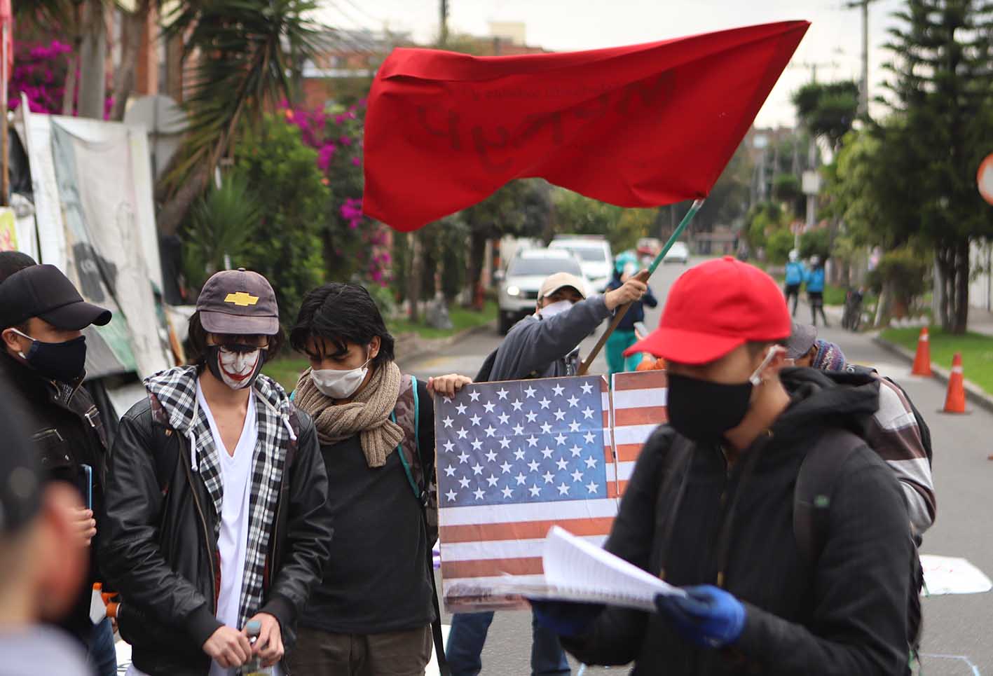 Protestas frente a embajada de Estados Unidos / Muerte de George Floyd por racismo