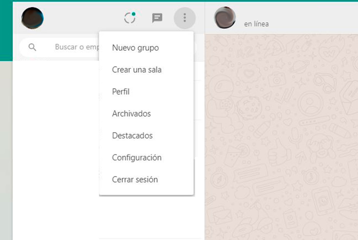 WhatsApp Web y su modo oscuro