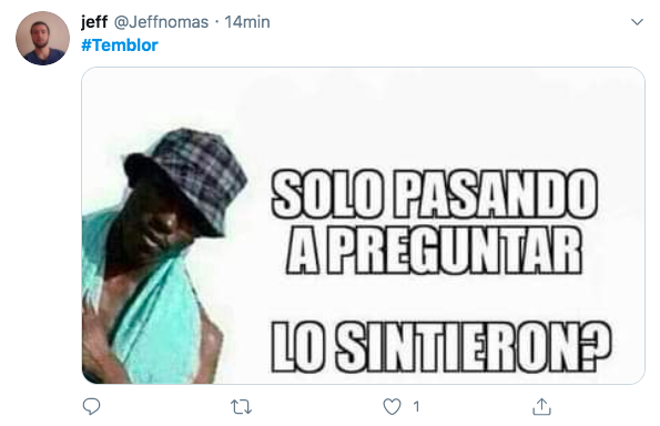 Temblor en Colombia desató ola de memes