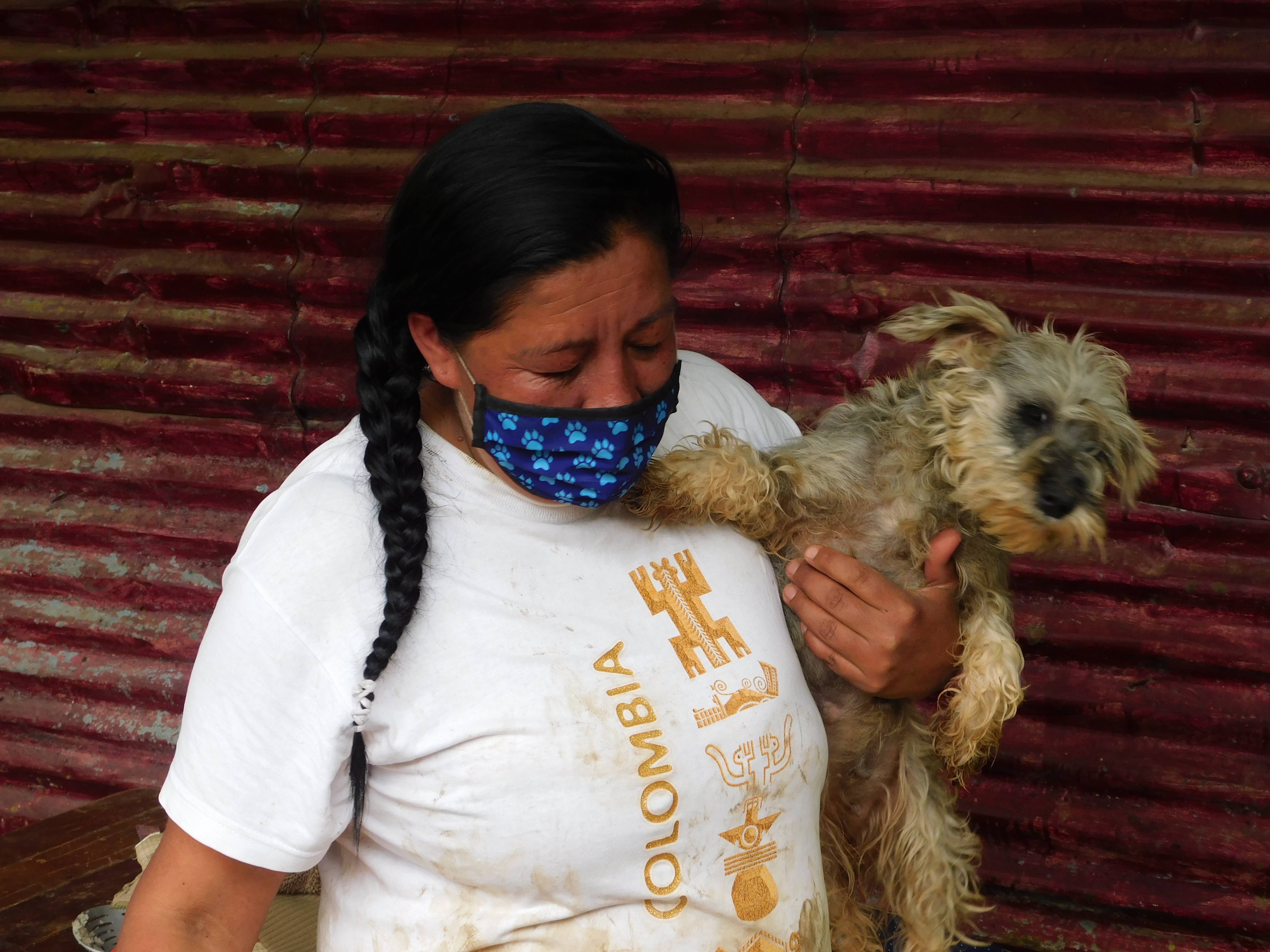 Luz Useche, la mujer que cuida de 100 animales de calle.