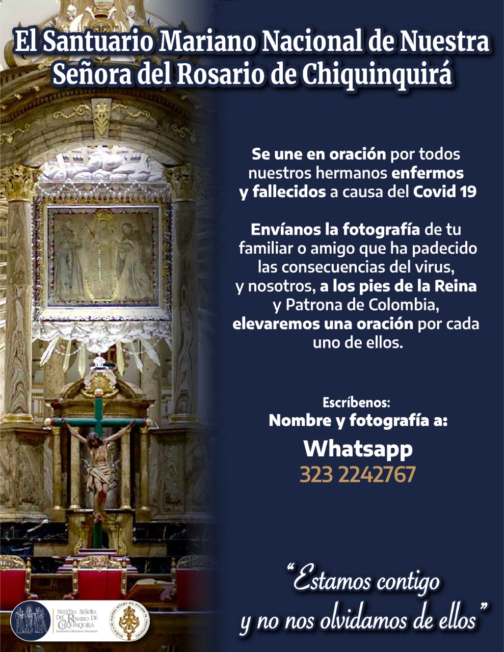 Basilica De Chiquinquira Convoca A Oracion Por Enfermos De Coronavirus Rcn Radio