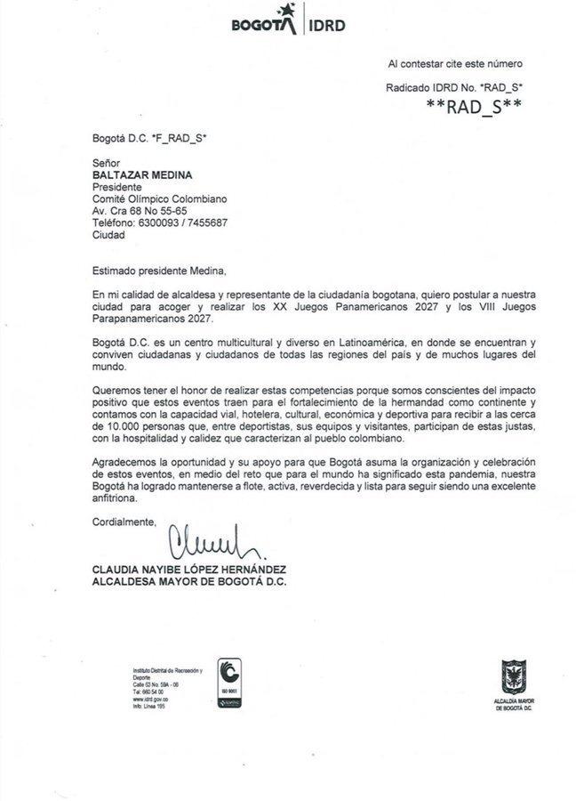 Bogotá - Juegos Panamericanos