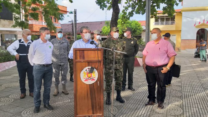 Consejo de seguridad en Zaragoza, Antioquia
