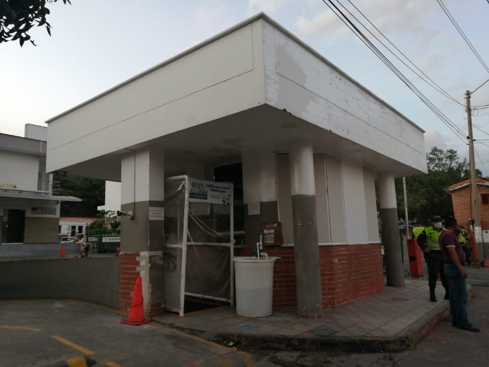 Estación de Polícia en Cúcuta.