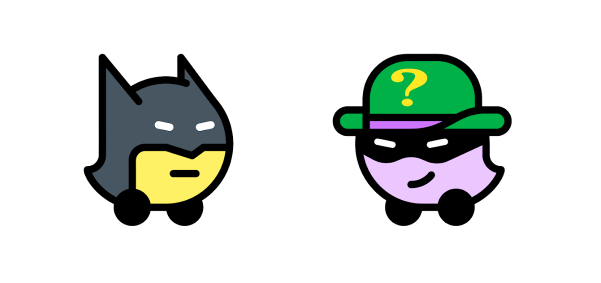 batman en waze