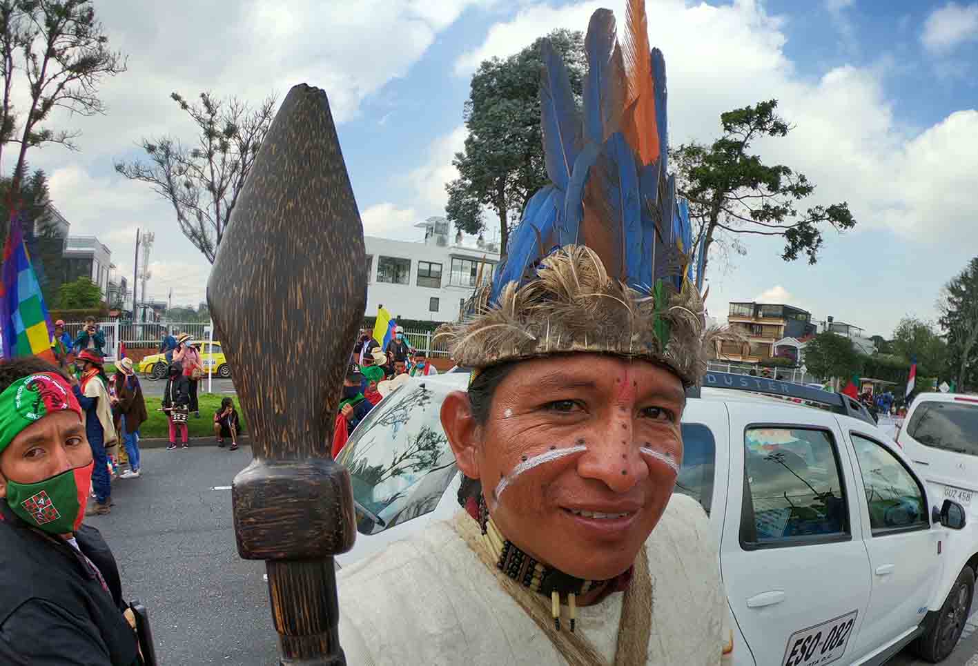 Minga indígena y su recorrido por Bogotá