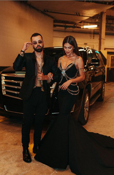 Greeicy y Mike Bahía en los Grammy Latino 