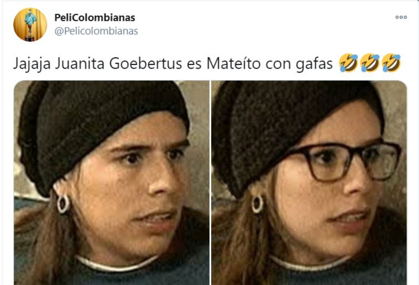 Meme de Juanita Goebertus