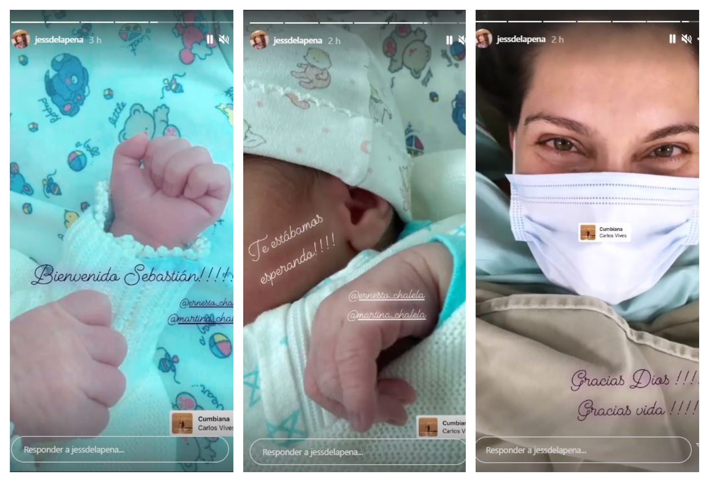 Segundo hijo de Jessica de la Peña