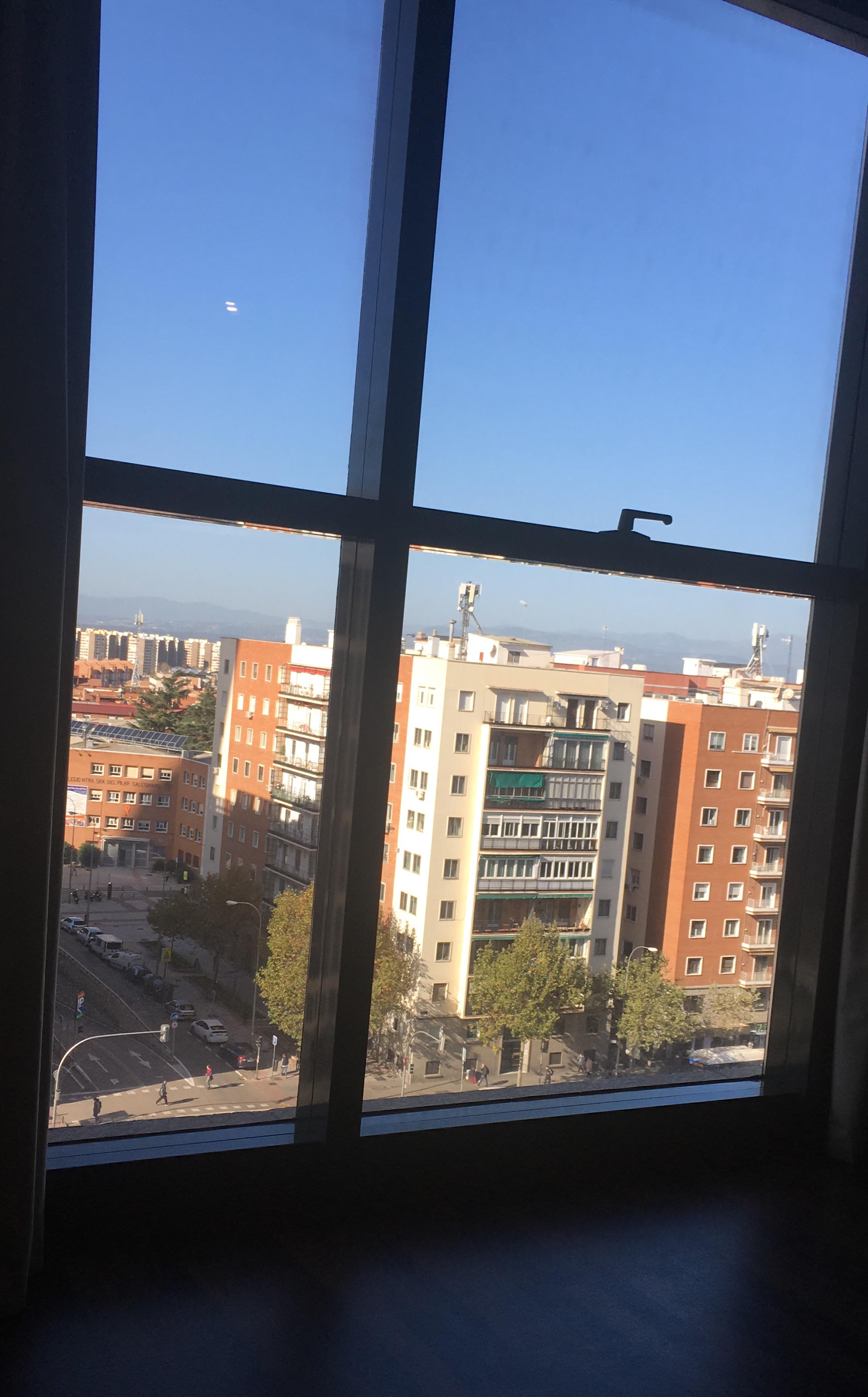 Ventana Hotel Vía Castellana, Madrid.