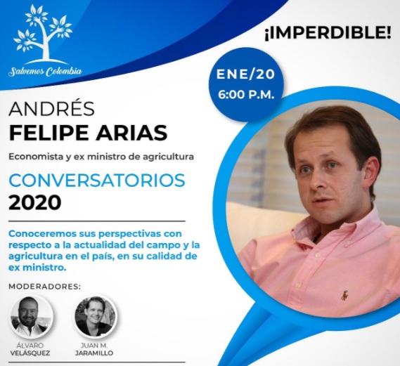 Este es el foro en el que participará hoy el exministro Andrés Felipe Arias