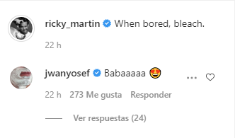 Comentario  de  Jwan Yosef, esposo de Ricky Martin 