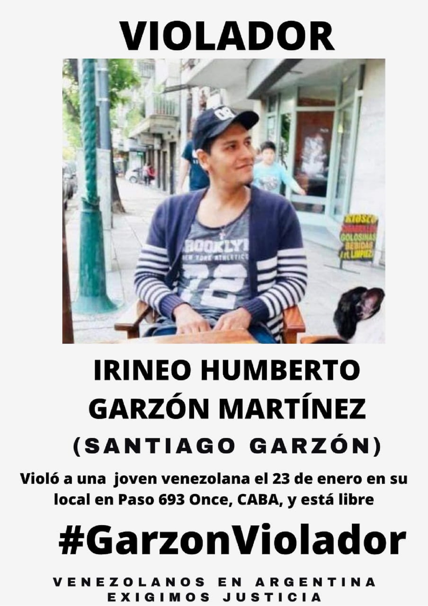Venezolanos y argentinos piden justicia
