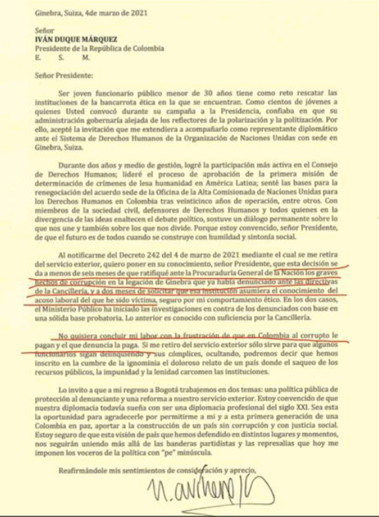 Carta de diplomático 