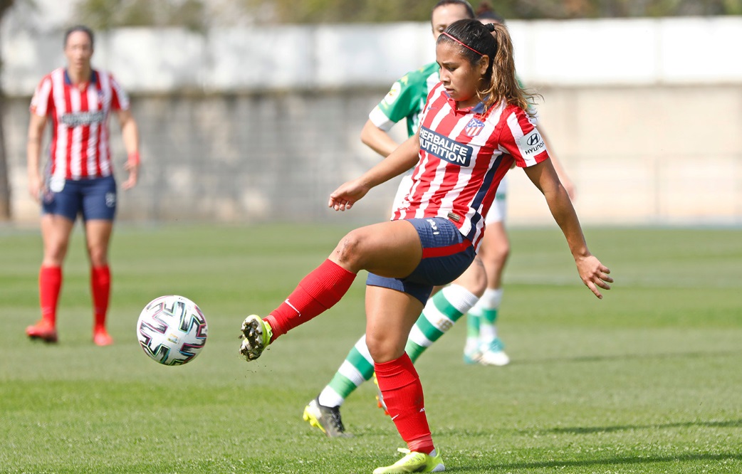 Leicy Santos scored with Atlético de Madrid