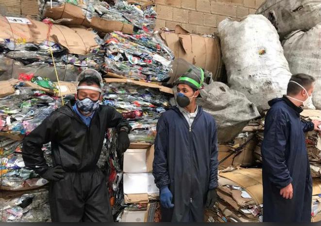 Trabajadores reciclaje