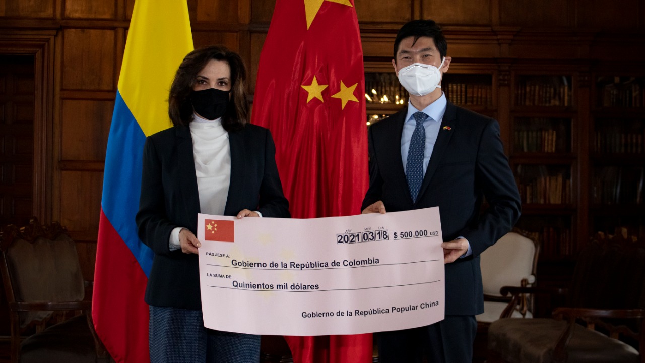 China donó 500 mil dólares para la reconstrucción de San Andrés, Providencia y Santa Catalina