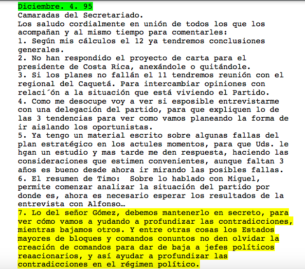 Mensaje Manuel Marulanda