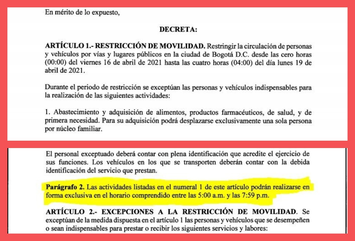 Cuarentena En Bogota Tiene Restricciones Para Las Noches Rcn Radio