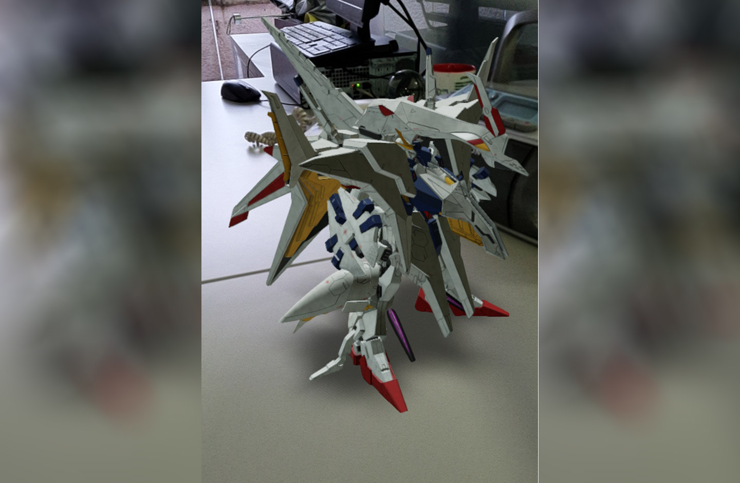 Gundam en realidad aumentada de Google